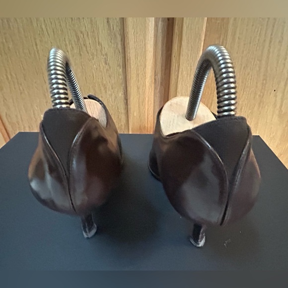 Donald J Pliner Lyndie Leather Ankle Booties in Brown sz 7 - Picture 7 of 12